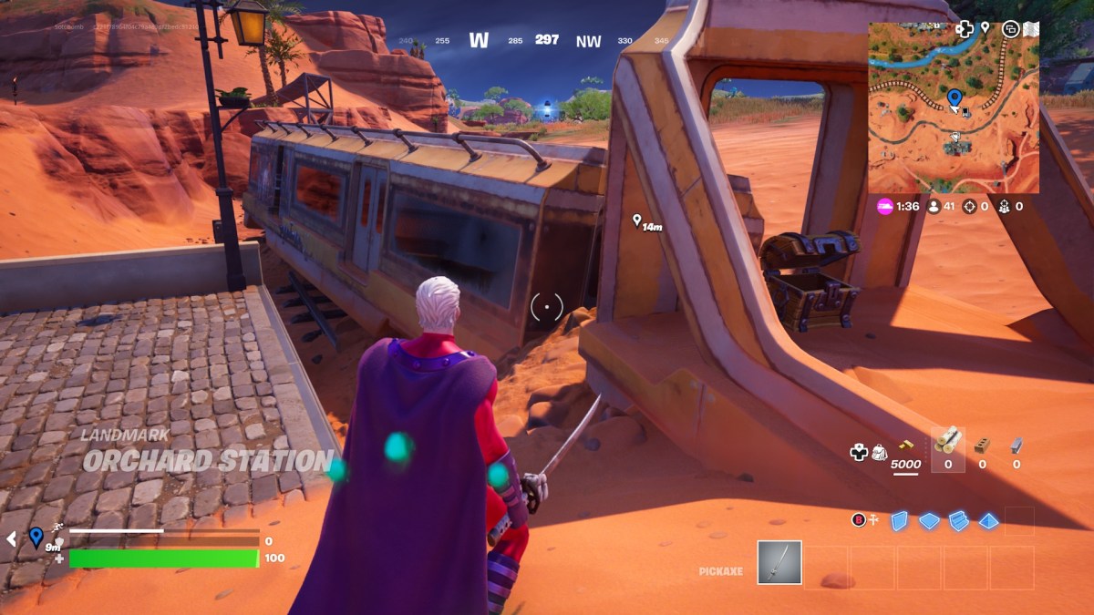 The Jar of Dirt location in Fortnite.