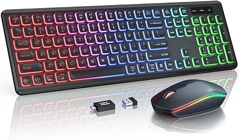 Wireless Keyboard and Mouse Combo.