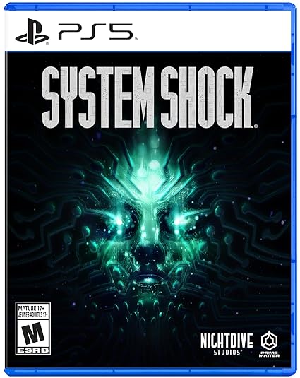 System Shock on PS5. This image is part of an article about the best video game deals before prime video.  