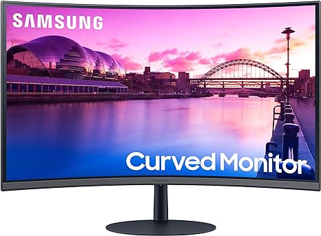 Curved Samsung Gaming Monitor. This image is part of an article about the best video game deals before prime day.