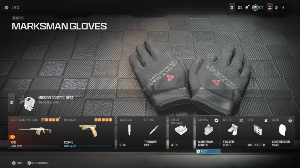 Gloves in MW3.