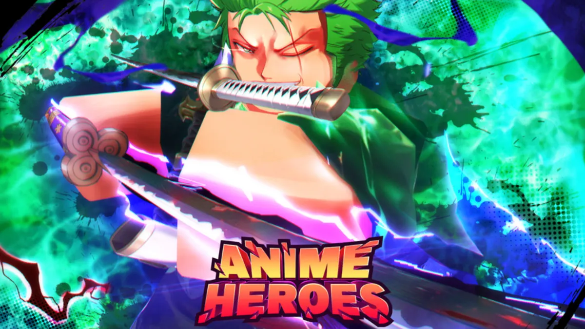 An image of Anime Heroes Simulator in an article detailing Roblox experiences similar to Anime Defenders