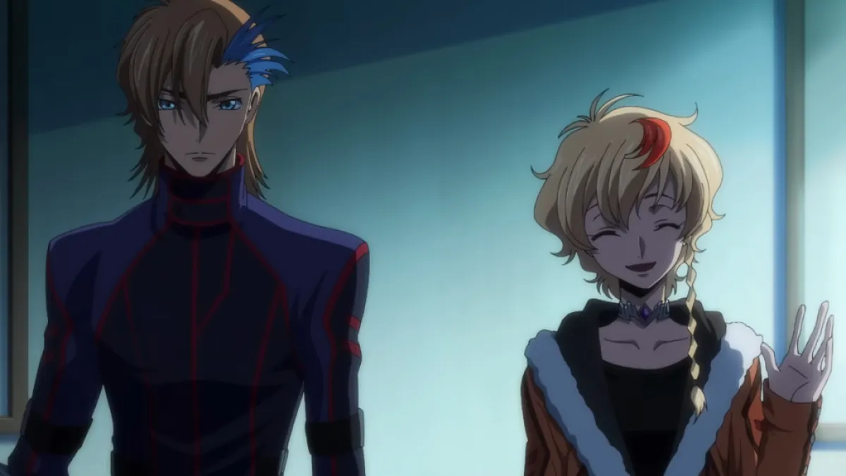 Ash and Roze in Code Geass Roze of the Recapture, Episode 1
