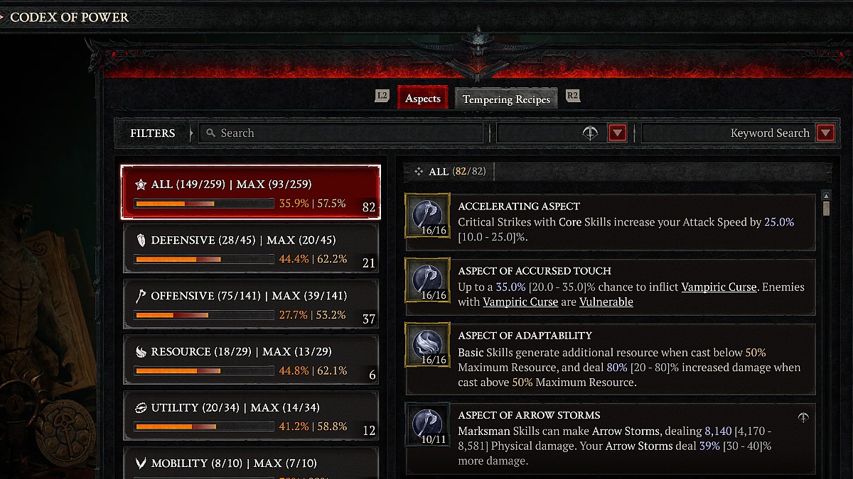 Codex of Power in Diablo 4.