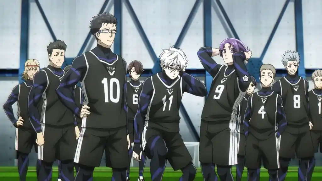 Team V in the Blue Lock Anime