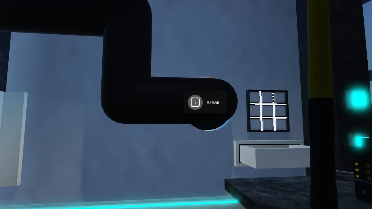 A screenshot showcasing Chapter 4 of Terminal Escape Room in Roblox