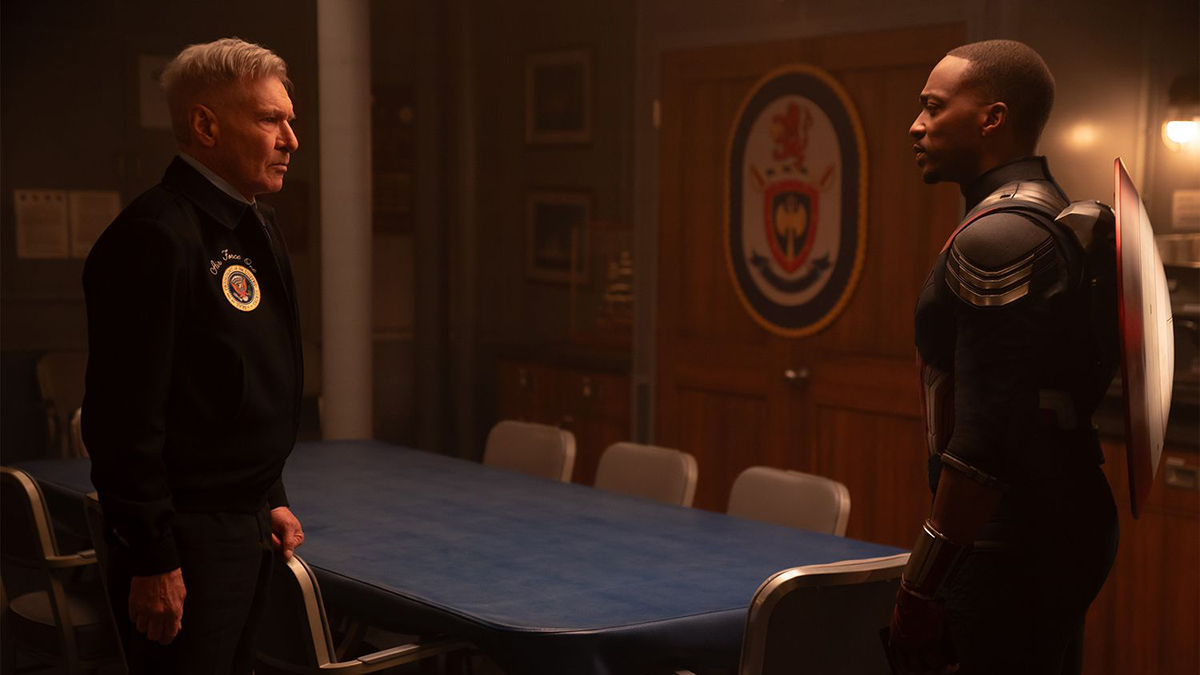 Captain America: Brave New World - Harrison Ford and Anthony Mackie