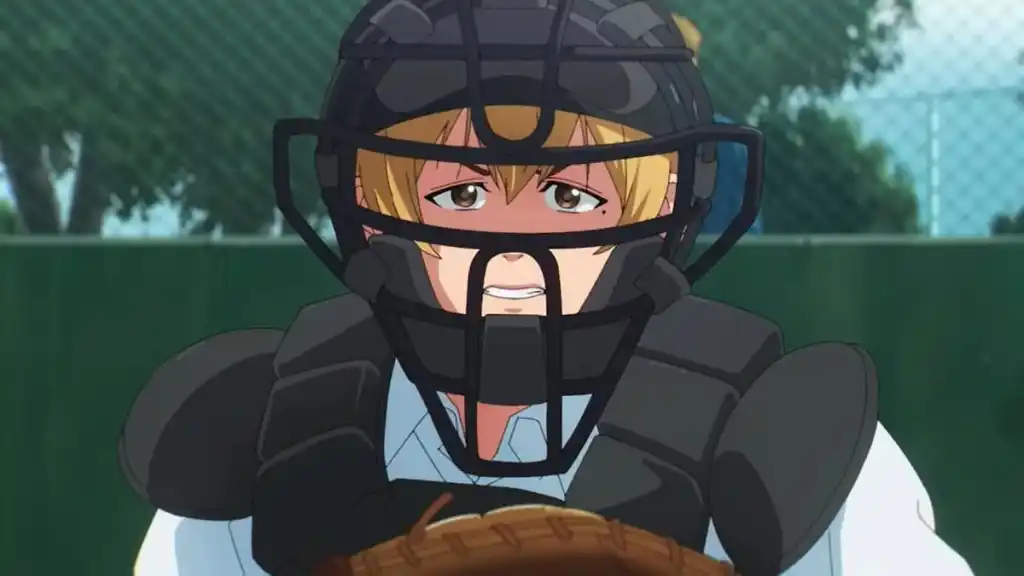 Kei Kaname as a catcher in Oblivion Battery