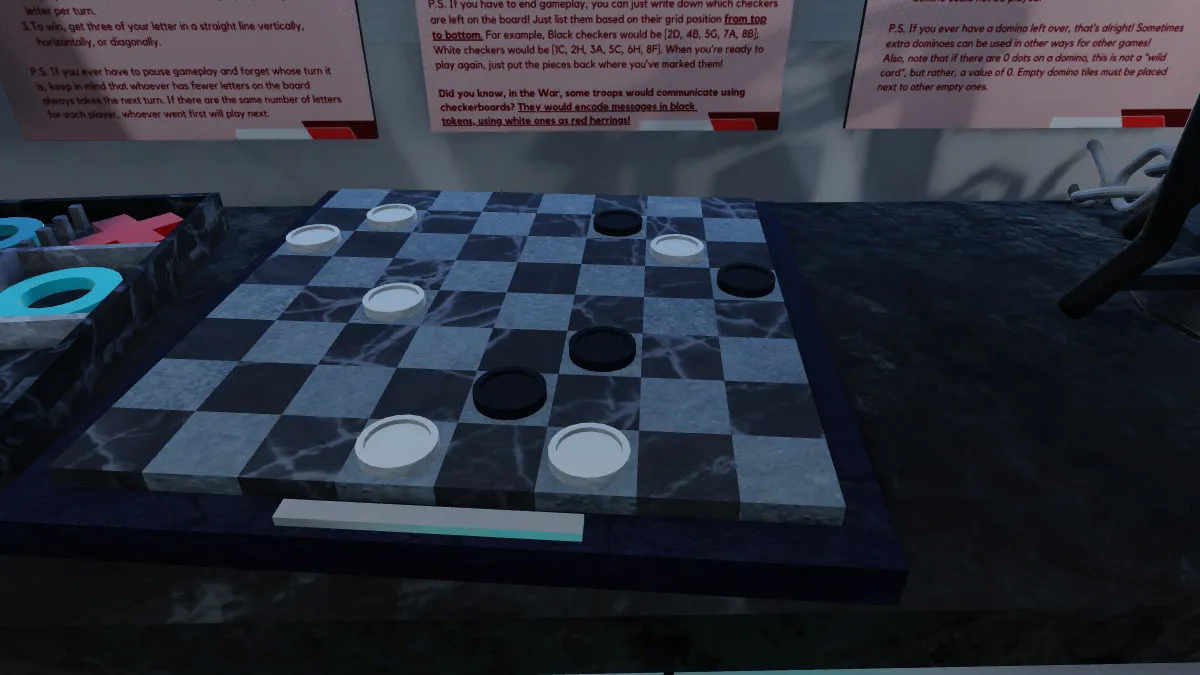 A screenshot showcasing Chapter 4 of Terminal Escape Room in Roblox