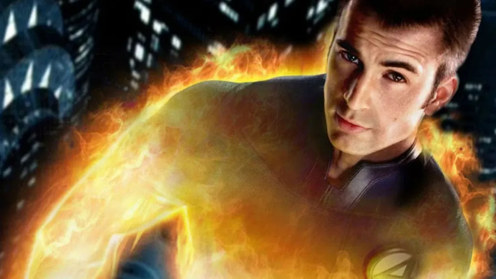 Chris Evans Human Torch Fantastic Four 1