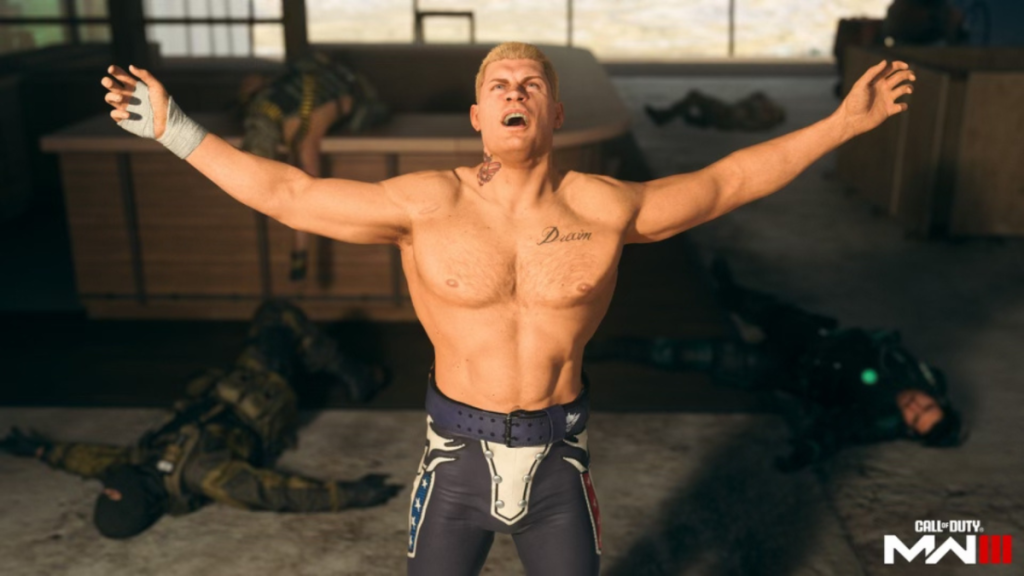 Cody Rhodes in Call Of Duty Modern Warfare 3