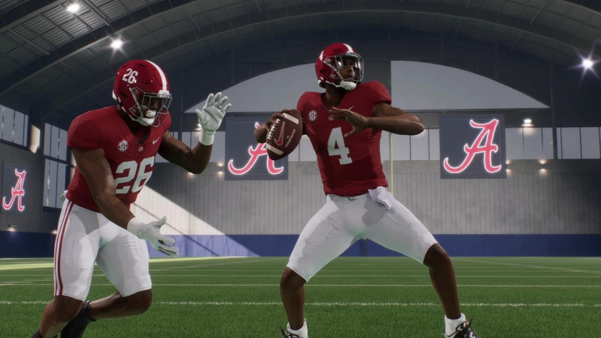 College Football 25 Alabama RPO Alert Bubble open practice