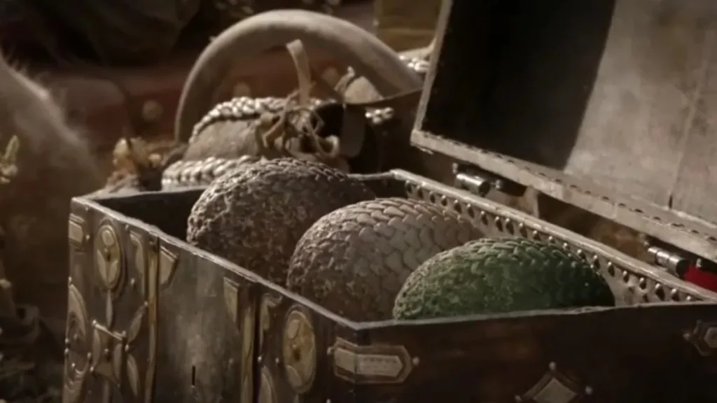 Danys dragon eggs in Game of Thrones