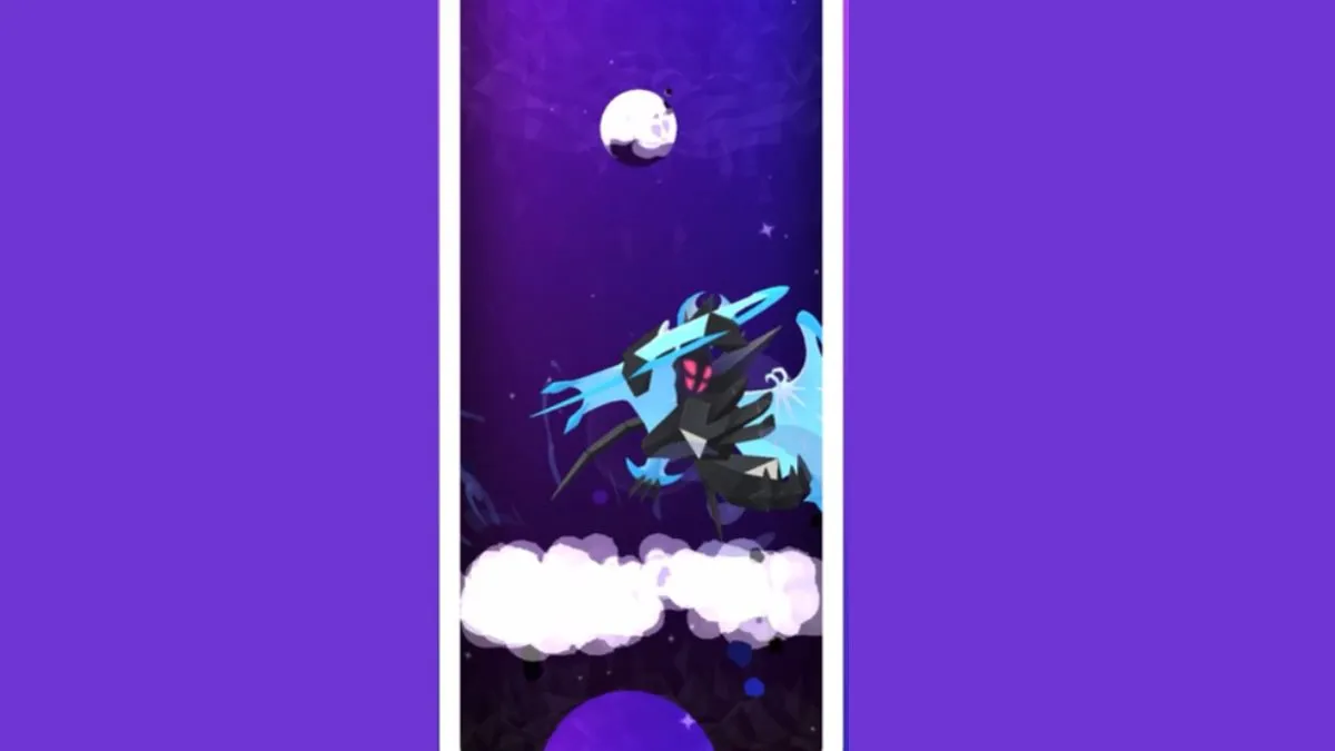 Dawn Wings Necrozma Adventure Effect animation from Pokemon GO