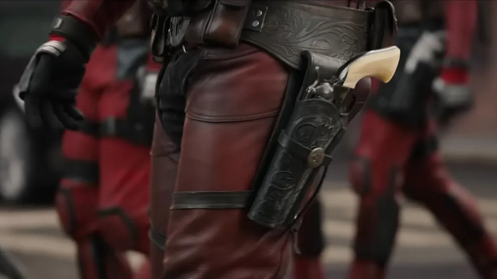 Cowboypool's holstered revolver in Deadpool & Wolverine