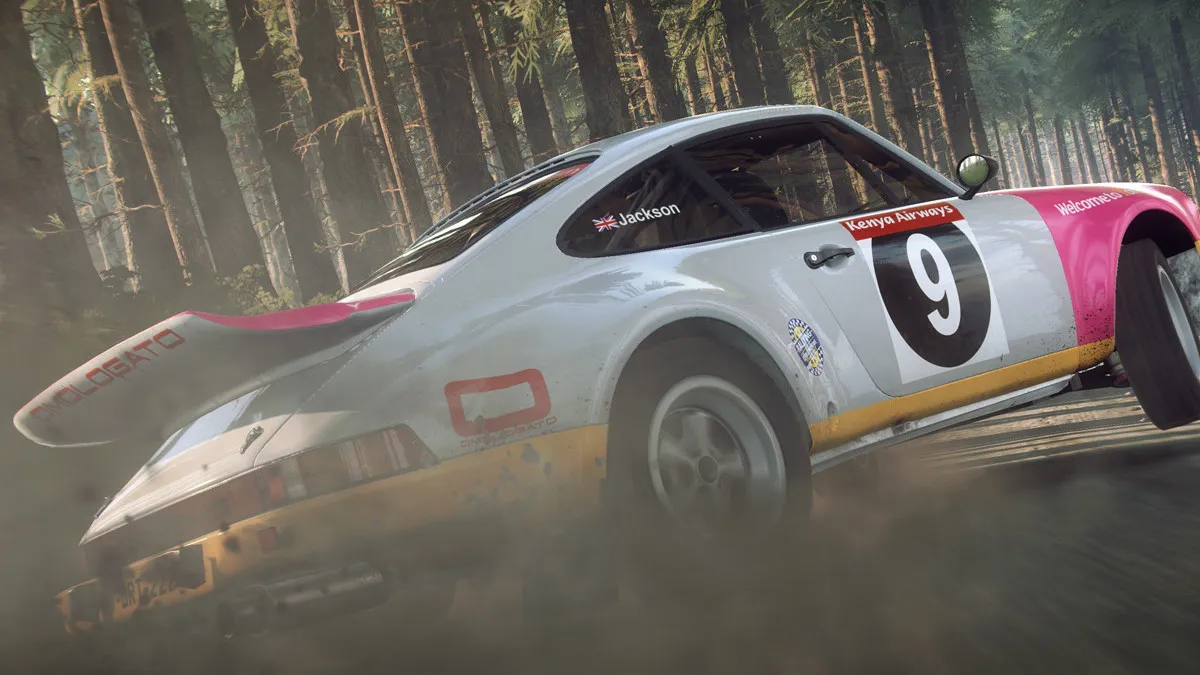 A picture of Dirt Rally 2.0 in an article detailing the best VR racing experiences