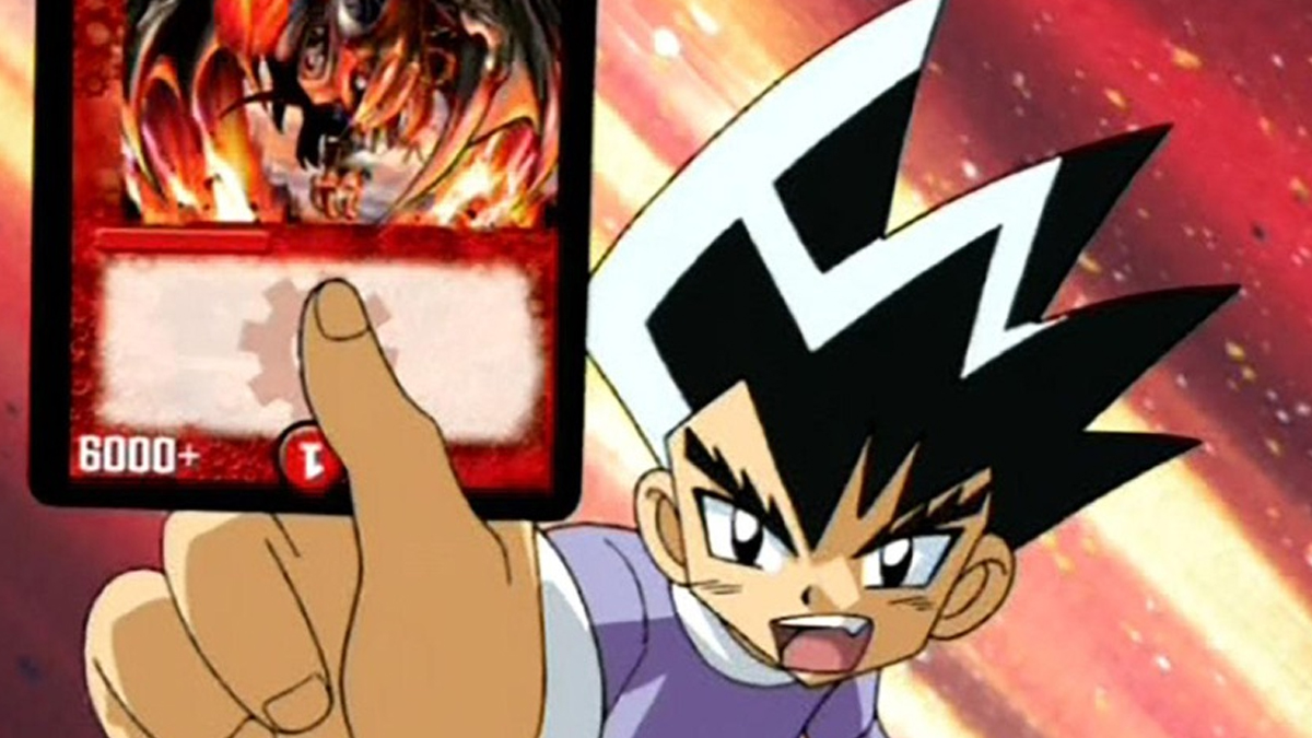 Duel Masters original anime screenshot displaying card
