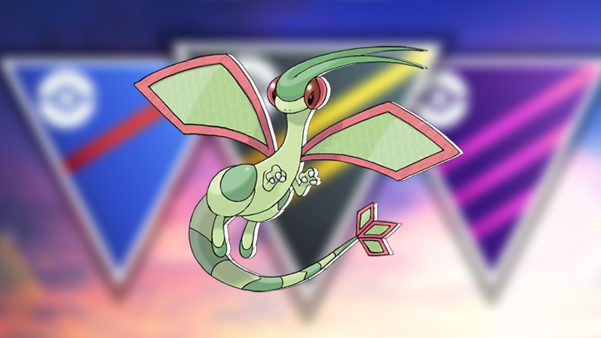 Flygon in the GO Battle League.