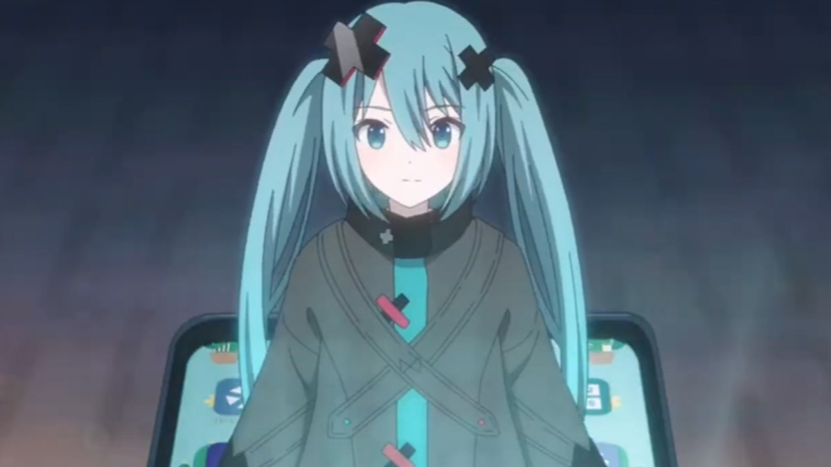 Hatsune Miku appears out of phone in Project Sekai the Movie