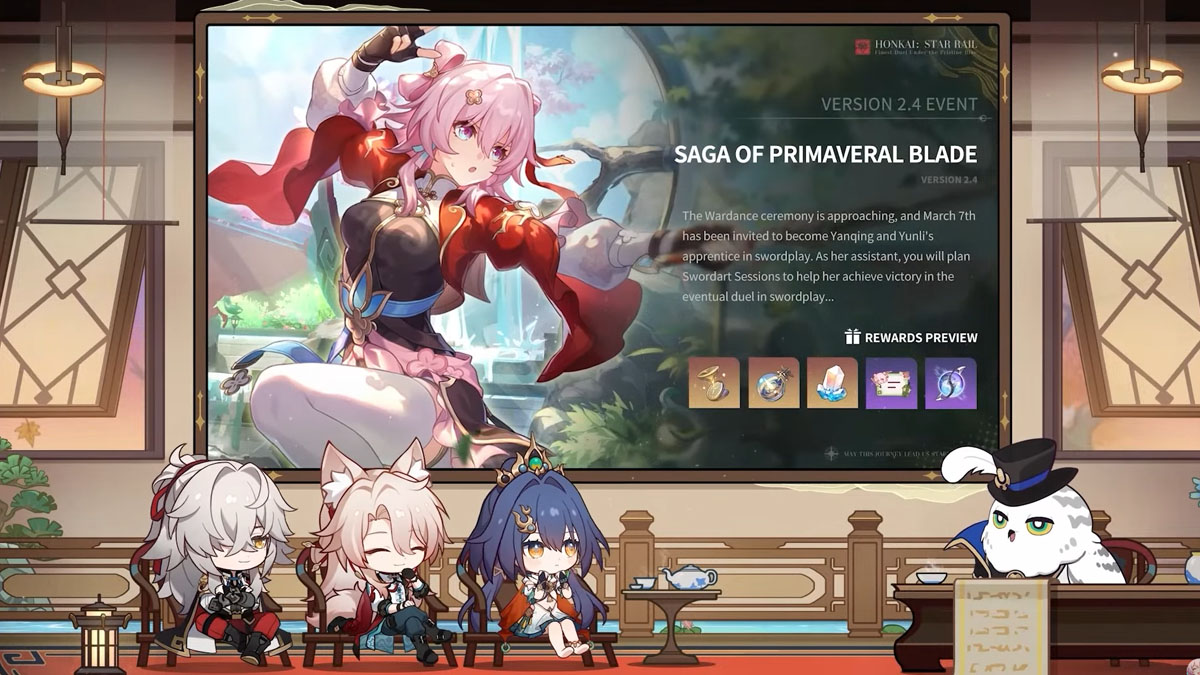 Sage of Primeveral Blade as part of the honkai star rail 2.4 special program