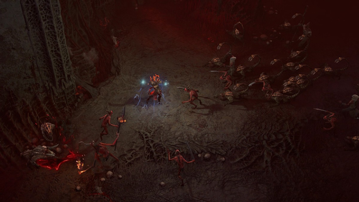 Battling the Infernal Hordes in Diablo 4.