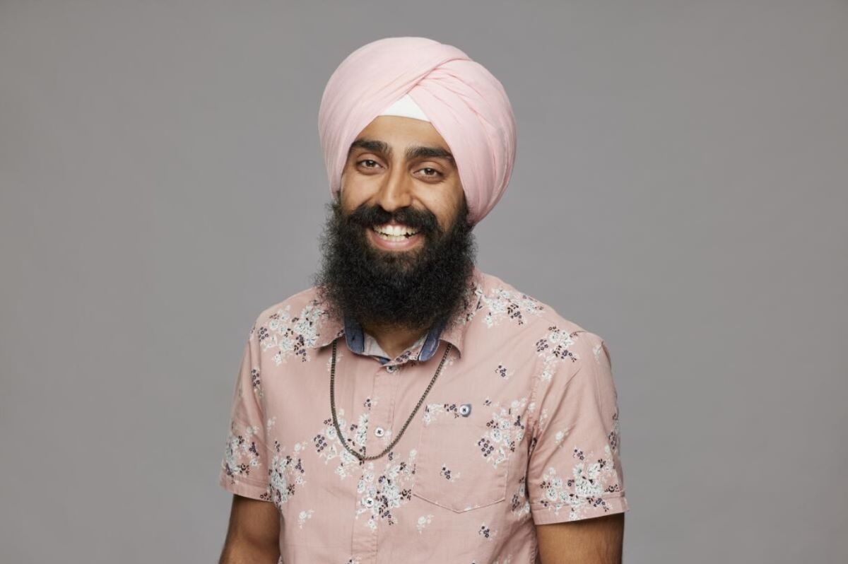 Jag Bains as part of the cast of Big Brother. 