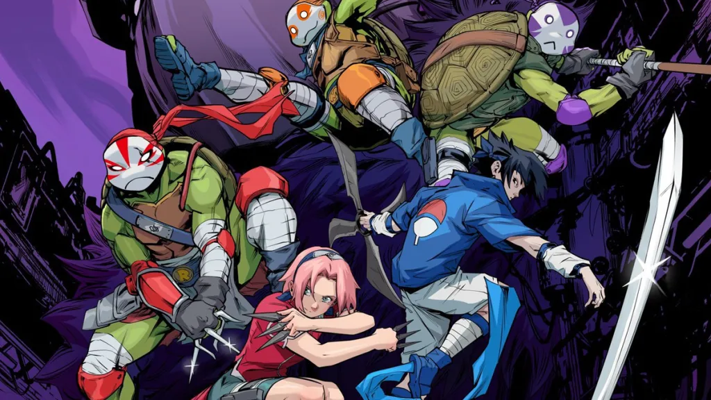 Jorge Jimenez variant cover of Teenage Mutant Ninja Turtles X Naruto