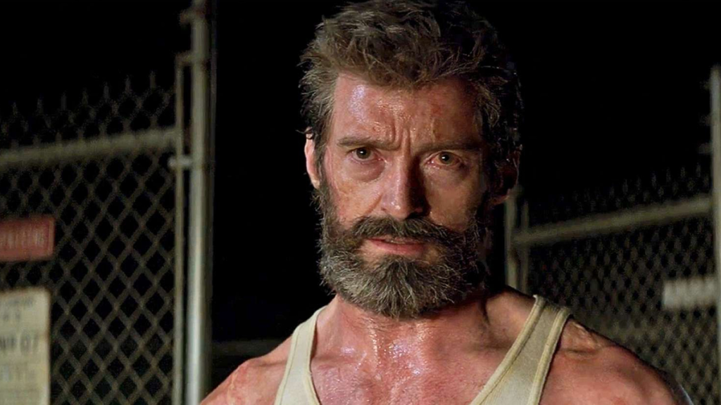 Hugh Jackman as Logan/Wolverine in 2017's Logan 