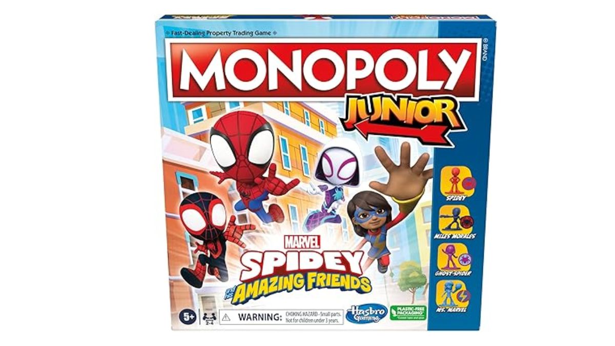 Monopoly Junior Spidey and Friends Board Game