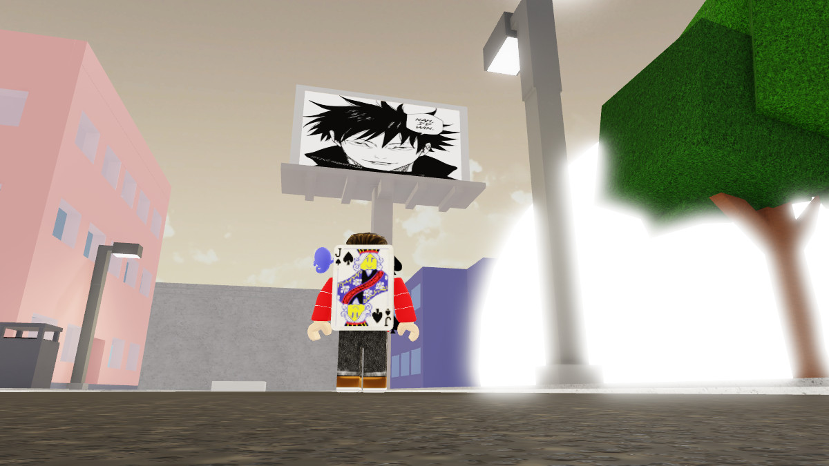 A screenshot of the Roblox Experience Jujutsu Shenanigans in an article explaining how to get custom kill IDs in game.