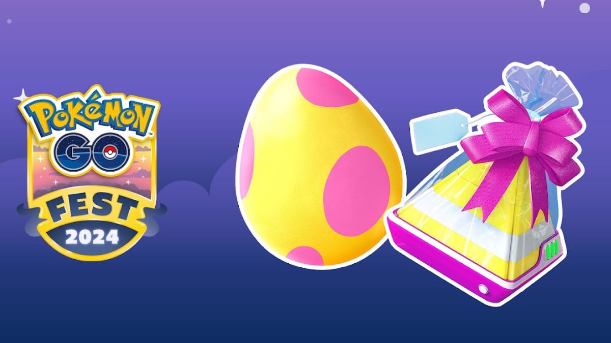 Pokemon GO Fest Early Access Egg Event Image featuring an egg and a gift