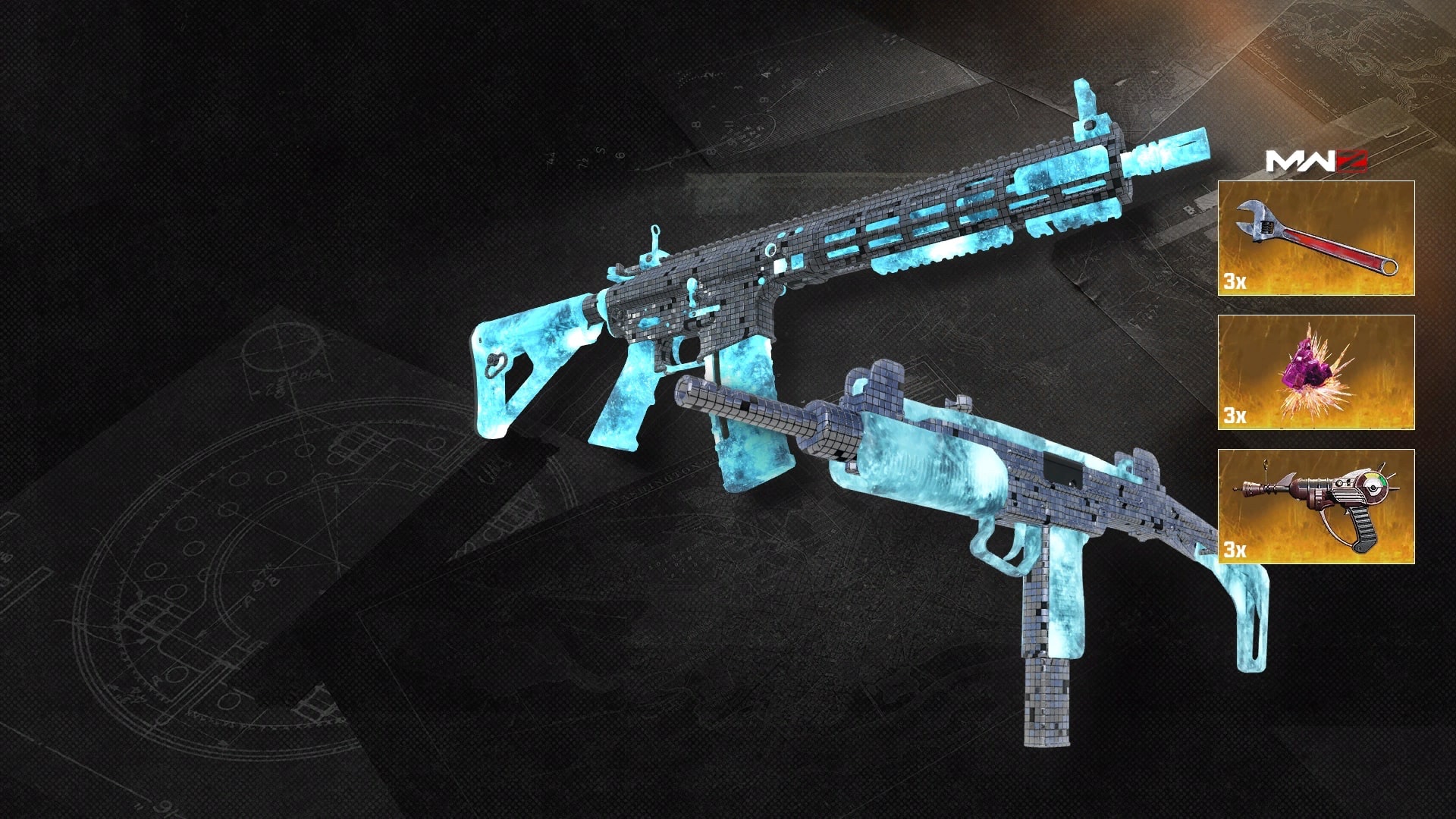 MW3 Reflect 115 Camo image from @crashfty on Twitter/X as part of a guide on how to unlock it in Modern Warfare 3 (MW3) and Warzone.