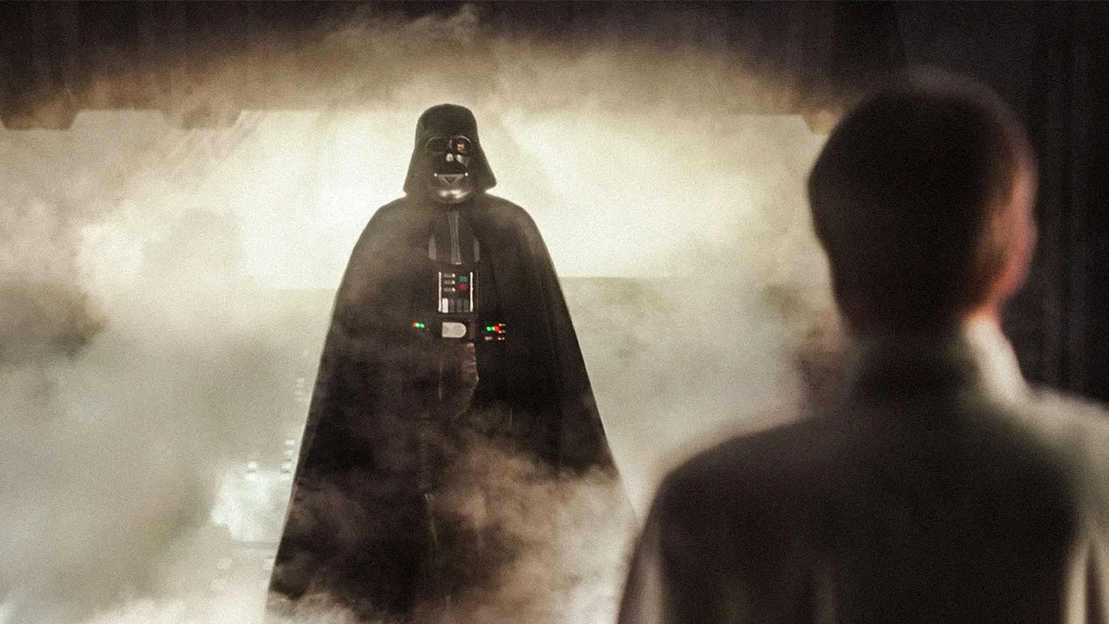Darth Vader and Orson Krennic in Rogue One: A Star Wars Story