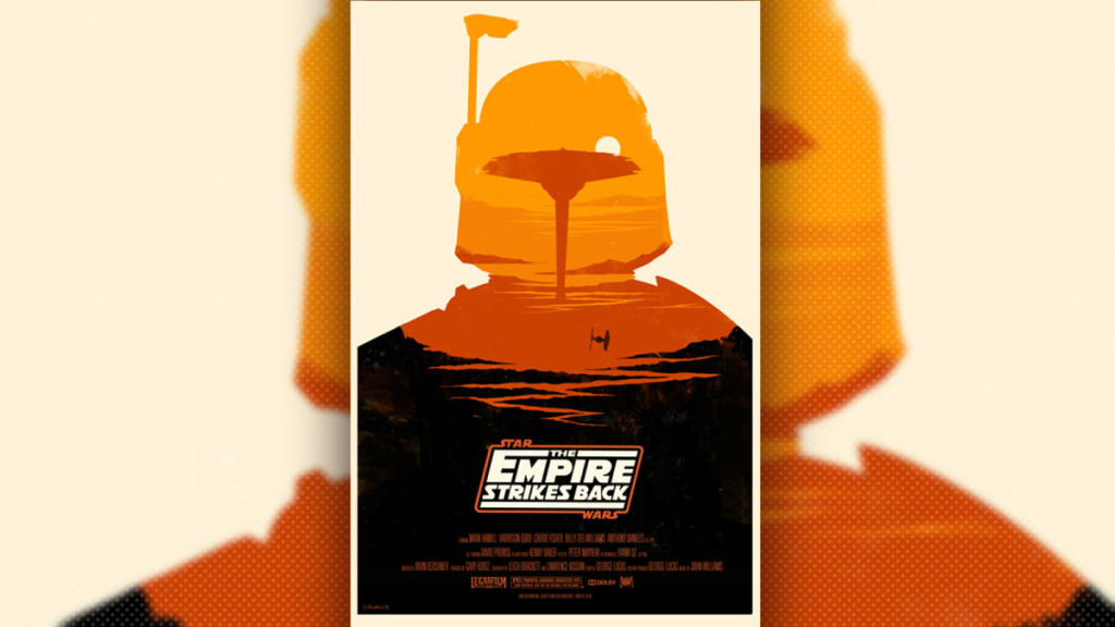 Olly Moss' Star Wars: The Empire Strikes Back Mondo poster