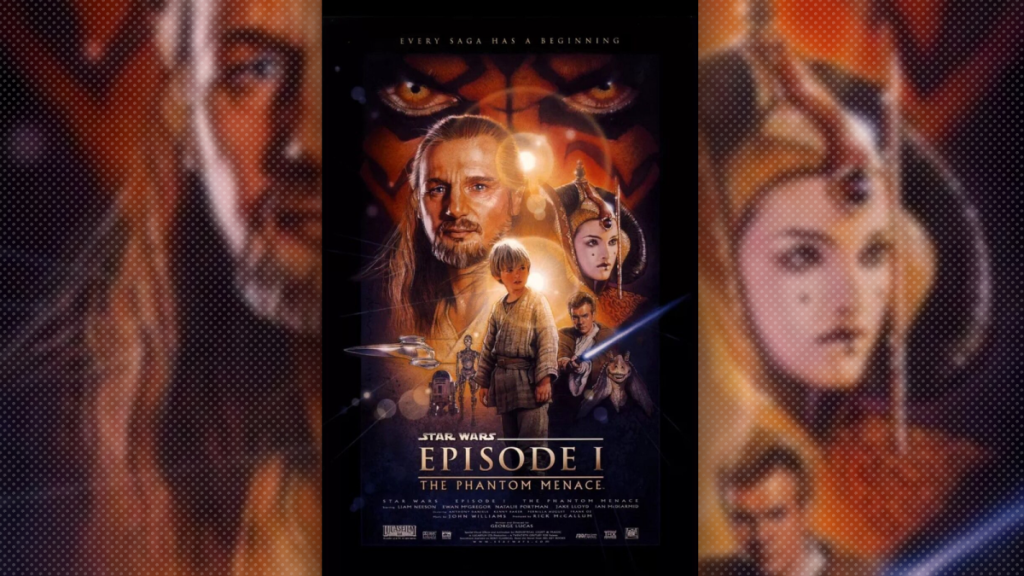 Star Wars: The Phantom Menace poster artwork