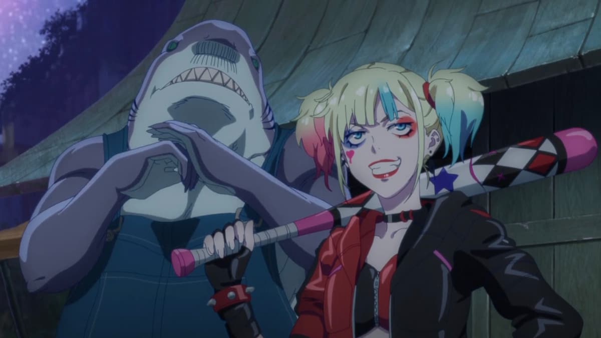 Harley Quinn and King Shark in Suicide Squad ISEKAI Episode 7