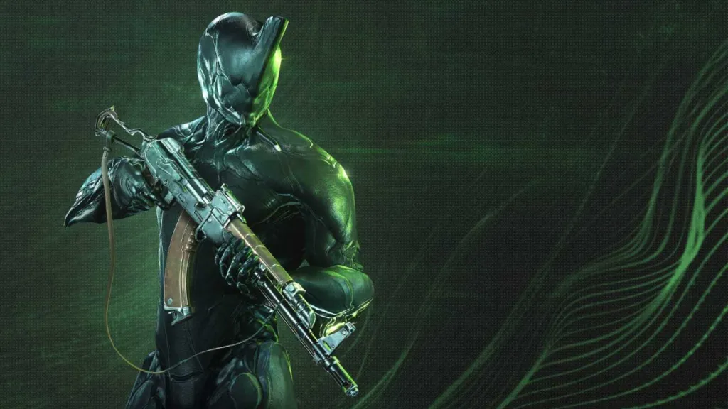 The AX-52 Rifle available to earn during Tennocon 2024 in an article detailing what players can earn by watching streams