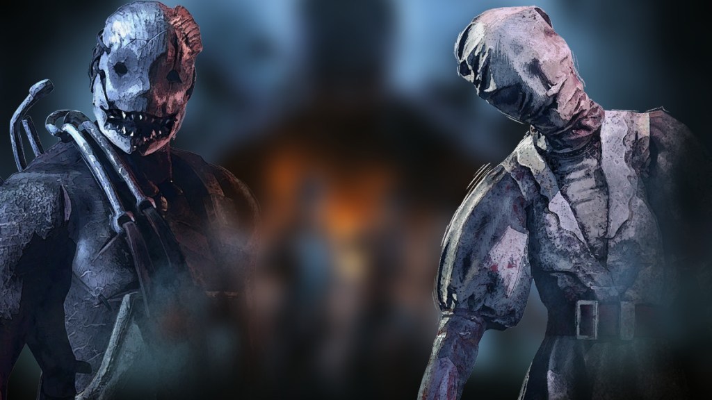 A photo of The Trapper and The Nurse in Dead by Daylight in an article detailing the best killer duos in 2v8