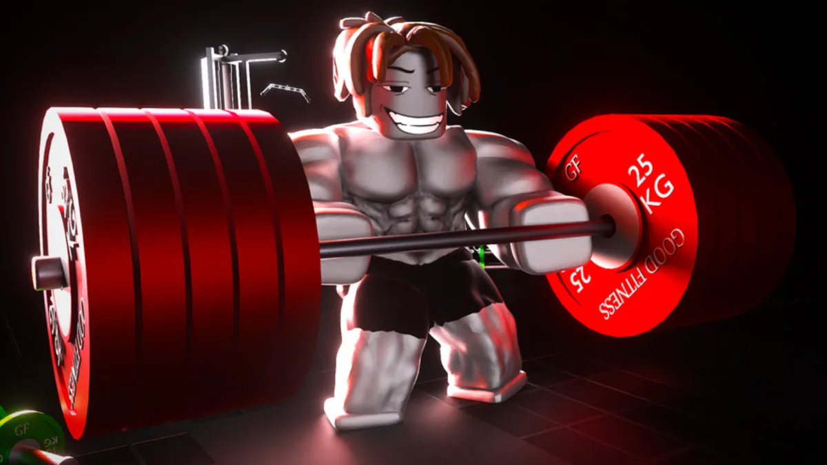 A photo of Untitled Gym Game in an article detailing games similar to Gym League on Roblox