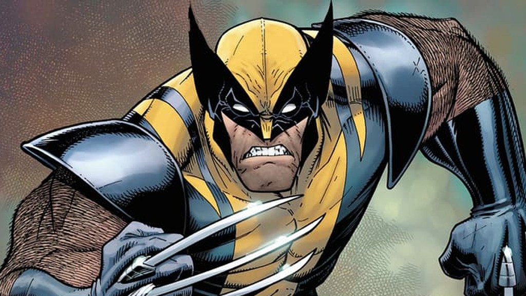 Comic book art of Wolverine running towards the reader