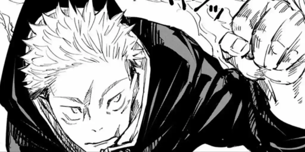 Yuji Itadori in the Jujutsu Kaisen Manga