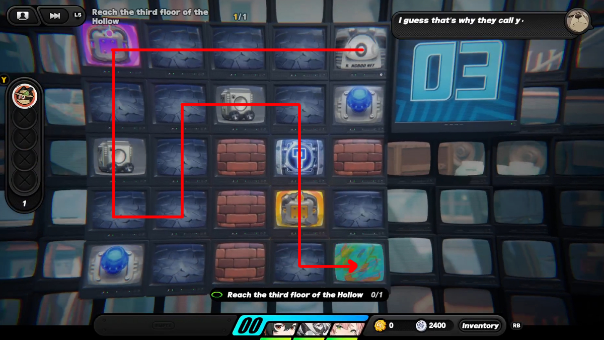 The solution to the Icedrift Hollow: Mid-Level Easy Level 3 puzzle.