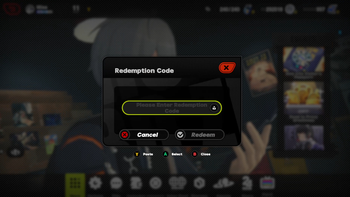 Redemption Code menu in Zenless Zone Zero.