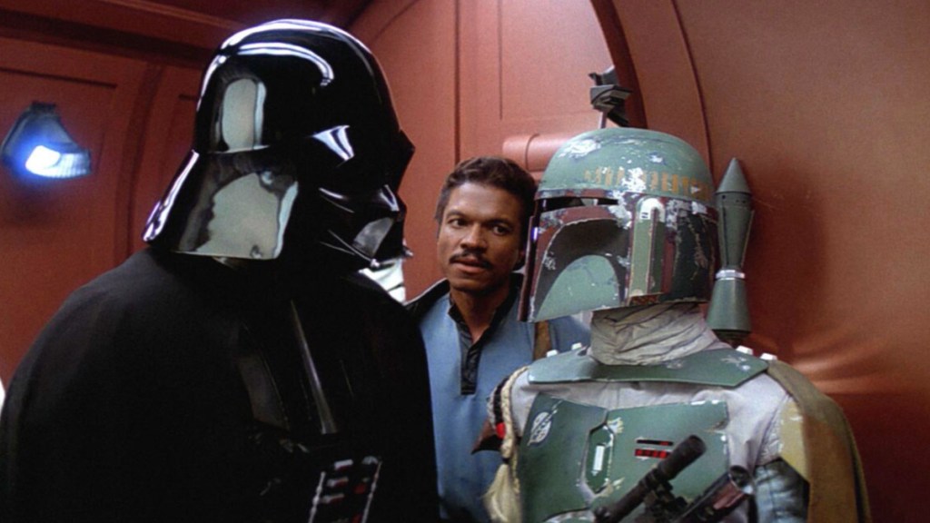 Boba Fett and Darth Vader  as part of an article about the best sci-fi movies.