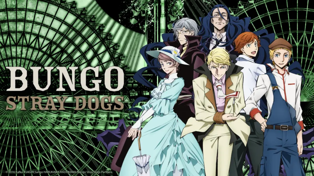 Season 2 promo art for Bungo Stray Dogs