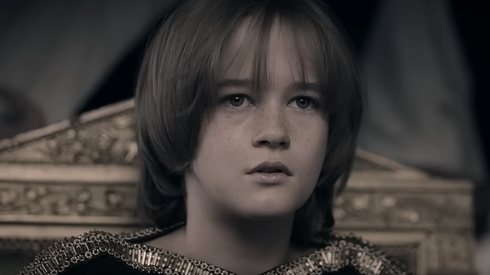 Alfie Tempest as young Lucius Verus in Gladiator II