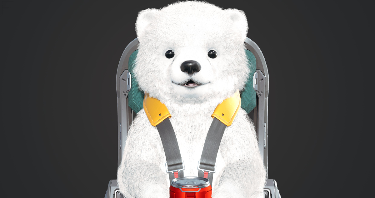 Image of the Bear Cub Back attachment, available only to those who played the beta of The First Descendant 