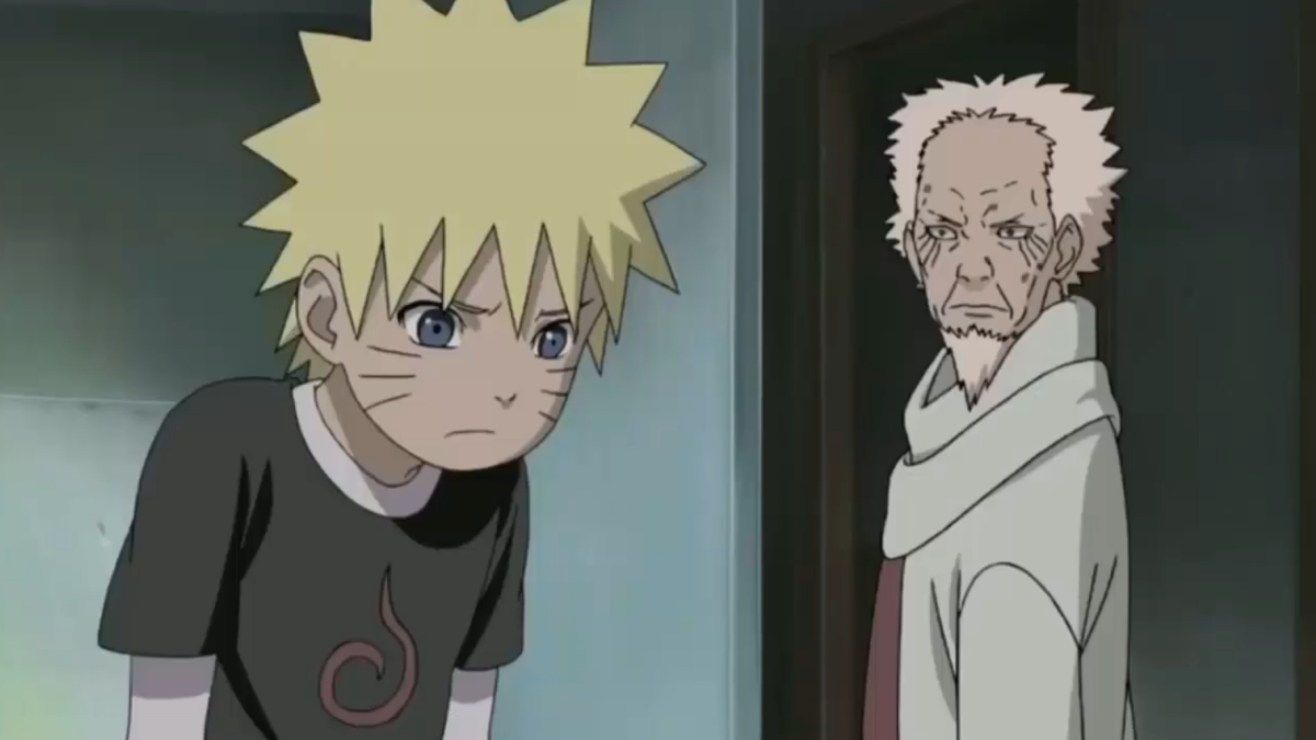 Naruto and 3rd Hokage