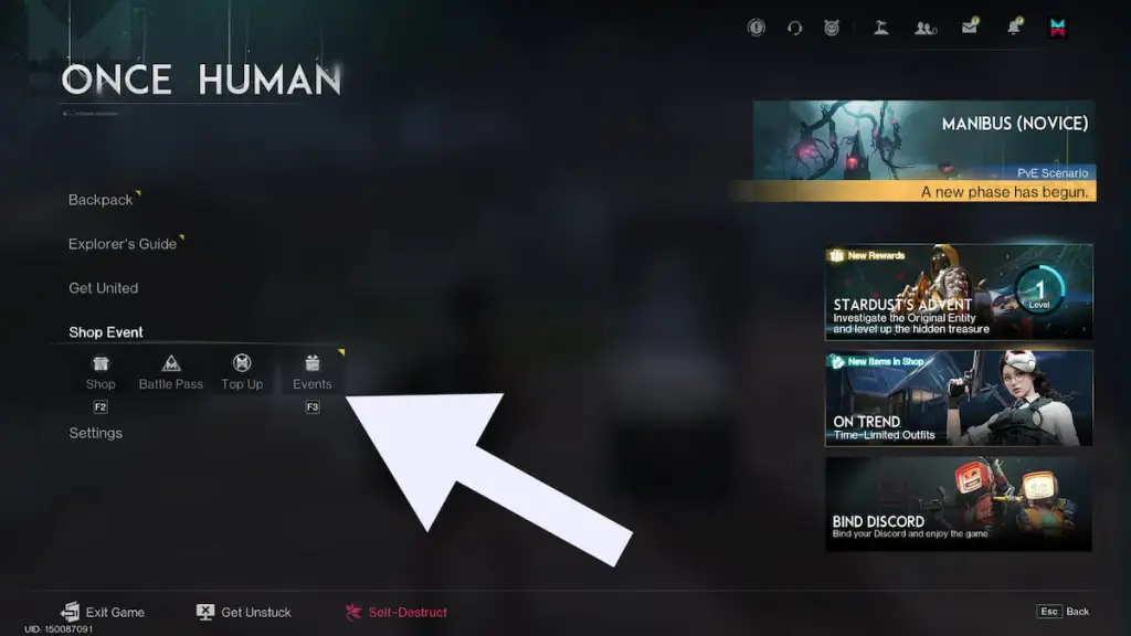 once-human-main-menu