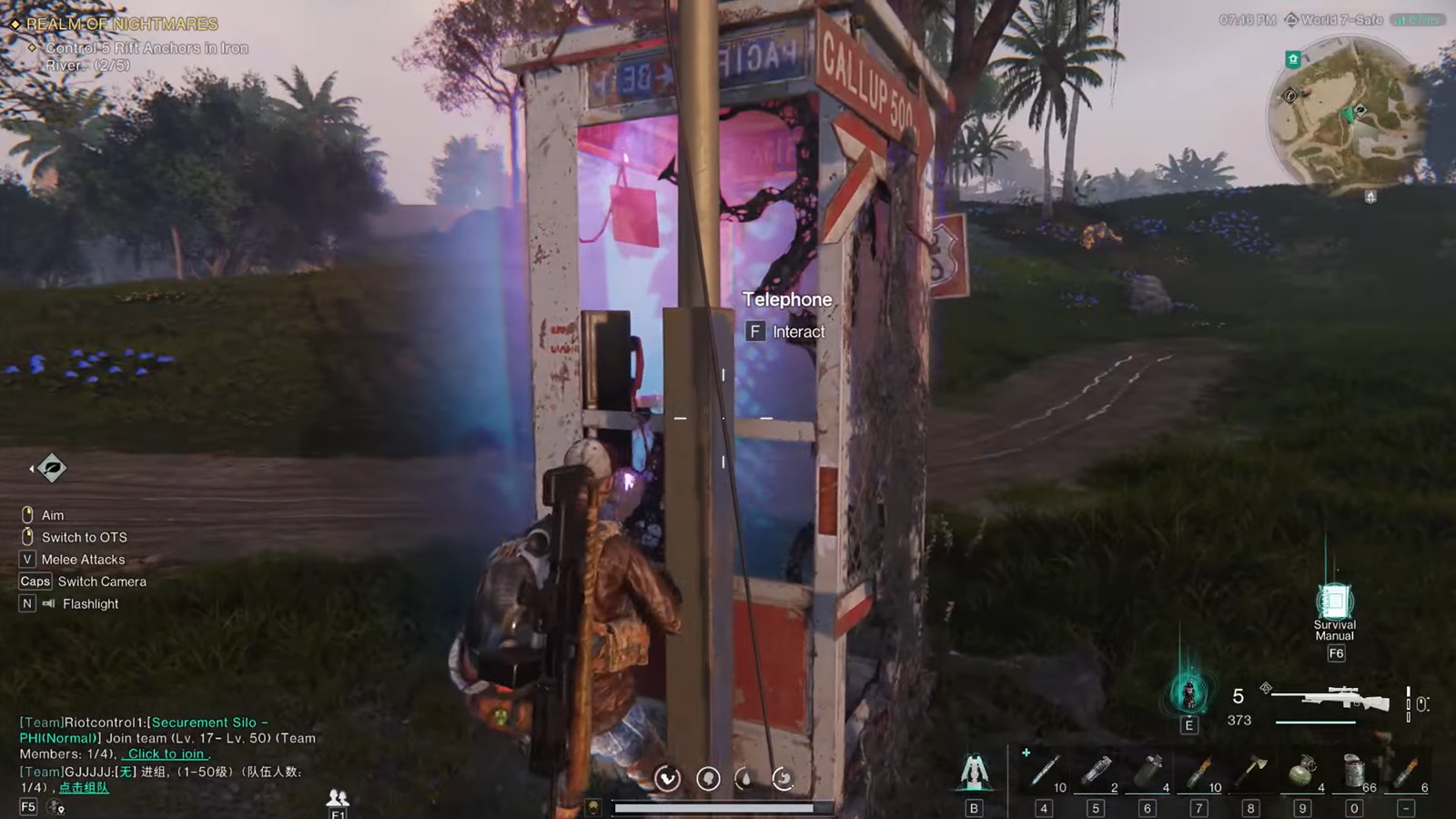 Telephone Booth Puzzle in Once Human
